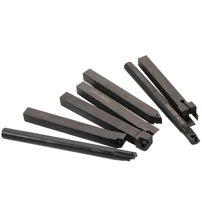8-16mm Lathe Turning Tool Holder — Boring Bar & CNC Metal Cutter Rod with Shank and Inserts