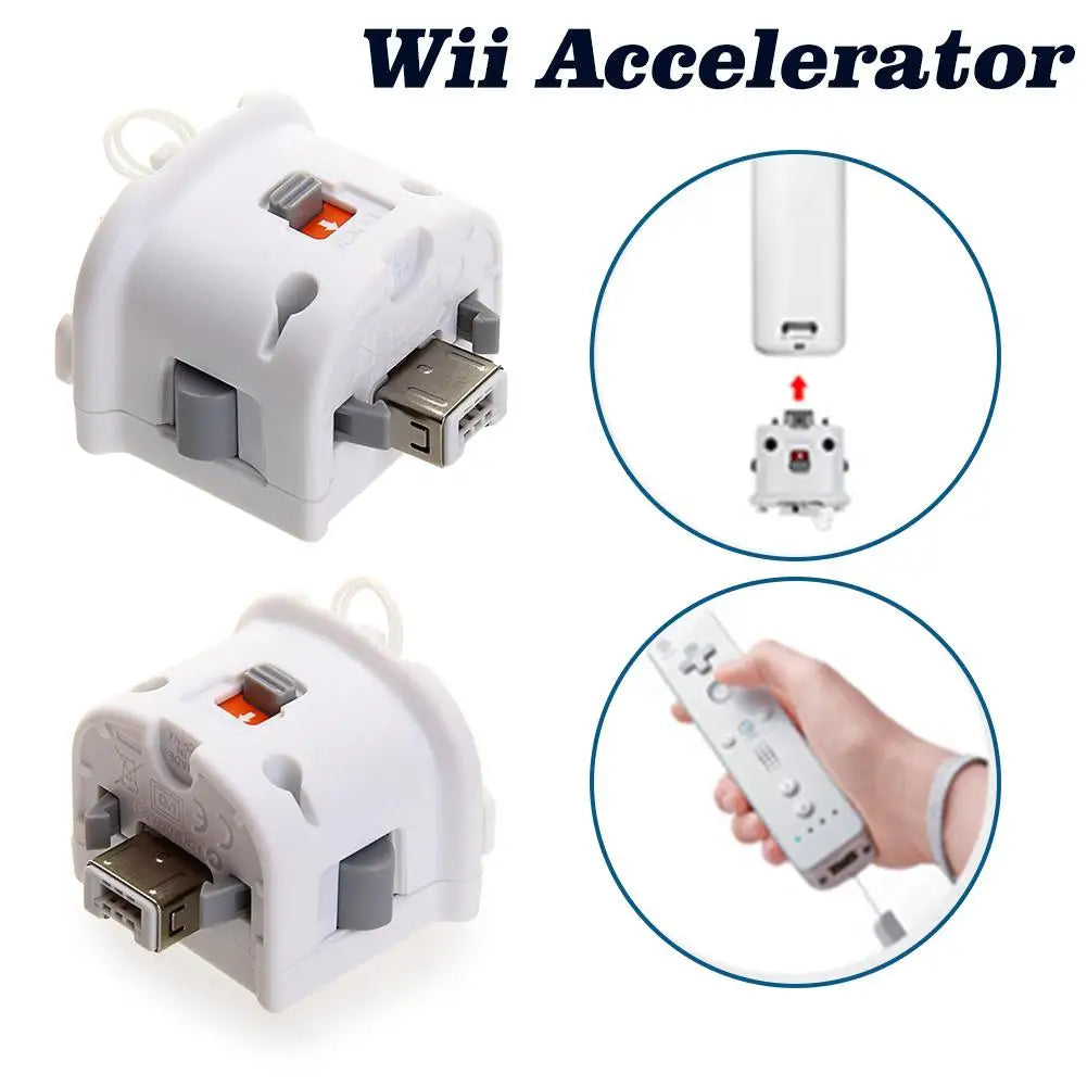 Nintendo Wii Motion Plus Adapter - Enhanced Sensor Accessory for Wii Remote Controller Gaming