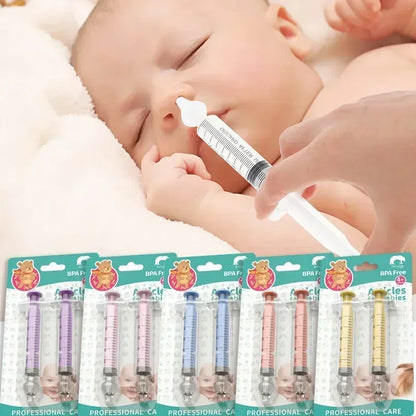 10ML/20ML Baby Nasal Aspirator Syringe – Gentle Nose Cleaner & Nasal Washer for Children with Rhinitis