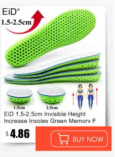 EiD Magnetic Therapy Foot Insoles – Soft Acupressure Sports Cushion for Men & Women