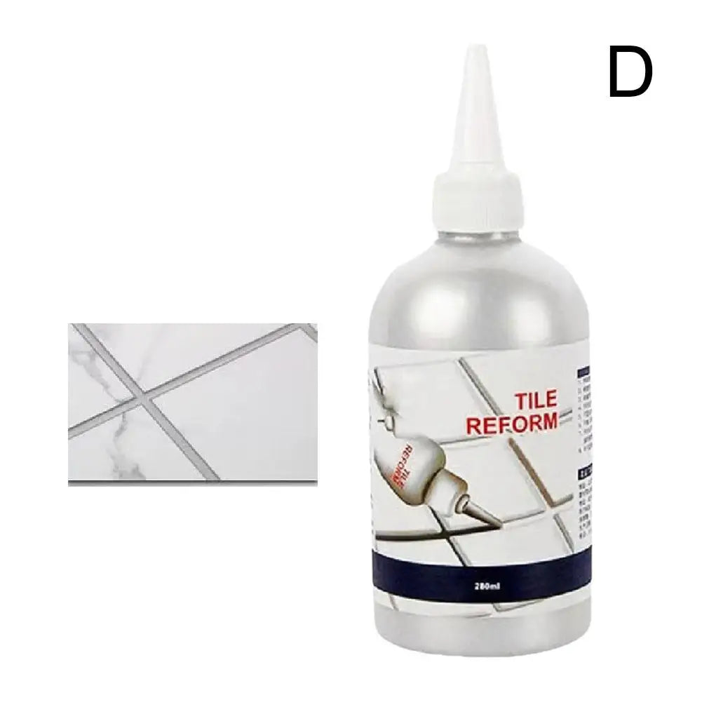 280ml Waterproof Tile Grout Repair Filler - Tile Joint Renewing Sealant in Multiple Colors