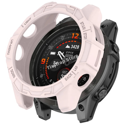 TPU Soft Silicone Case for Garmin Epix Pro Gen 2 & Fenix 7 Series – Protective Watch Cover Shell 42mm 47mm 51mm Accessories