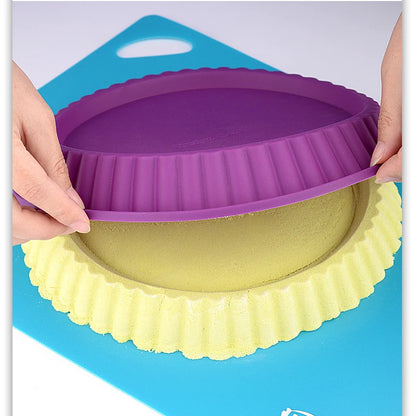 26cm Silicone Cake & Pizza Baking Tray – High-Temperature Mold for Bread, Pie, Toast & Pastry Kitchen Use