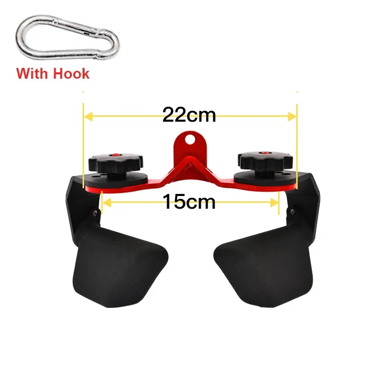 Adjustable Lat Pulldown Bar - Gym Cable Machine Handle for Biceps, Triceps & Back Workouts