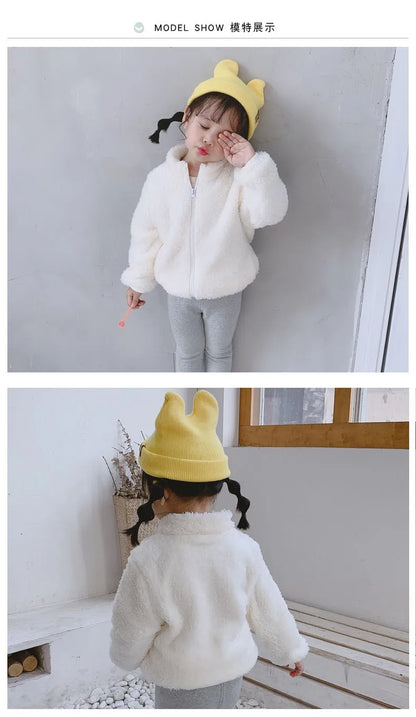 Kids Winter Coats 2024 - New Warm Fleece Jacket for Boys & Girls, Autumn & Spring Outerwear for Children