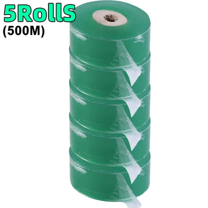 PE Grafting Tape Film - Stretchable Self-Adhesive Garden Tree Plant Grafting Wrap Roll