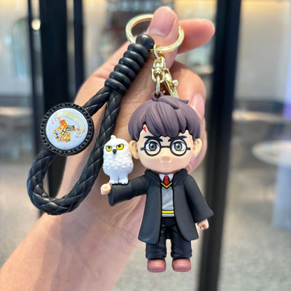 Anime Harry Potter Keychain – Cute Potter Doll Pendant for Bags, Car, Phone, Birthday Gift