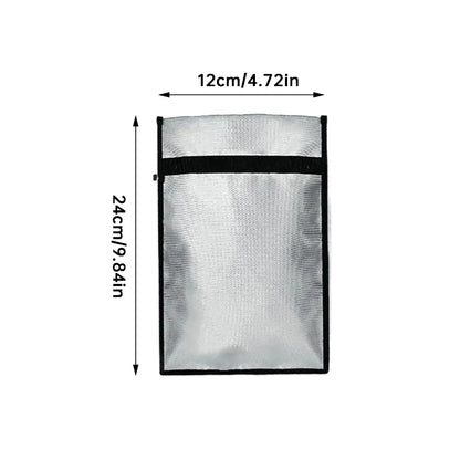 Fireproof & Waterproof Faraday Bag – Anti-Hacking Signal Blocking Pouch for Phones, Key Fobs, Notebooks & Computers