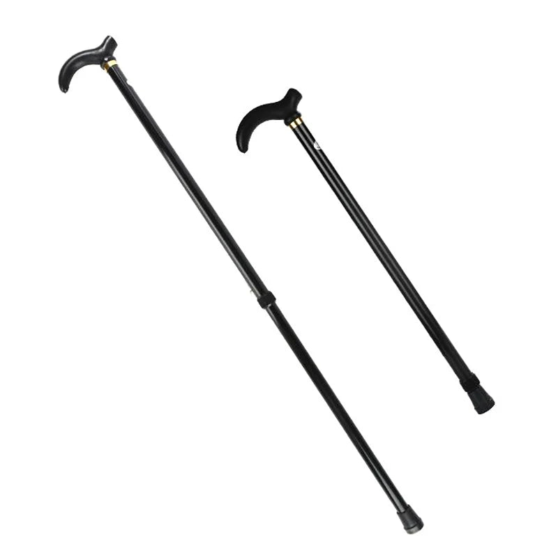 Adjustable Walking Stick – 2-Section Anti-Skid Crutch for Seniors & Hiking