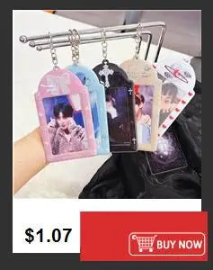 Transparent Jewelry Organizer Box – Plastic Storage Pouch with Keychain, Dustproof Case, Cute Doll Bag for Accessories