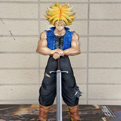 25CM Dragon Ball Z Trunks Action Figure - PVC Statue Collectible Model, Anime Decoration & Gift Toy
