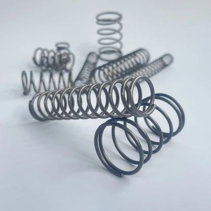 0.5mm/0.6mm/0.7mm Micro Compression Springs – Spring Steel Wire, 4–11mm OD & 5–50mm Length, Customizable