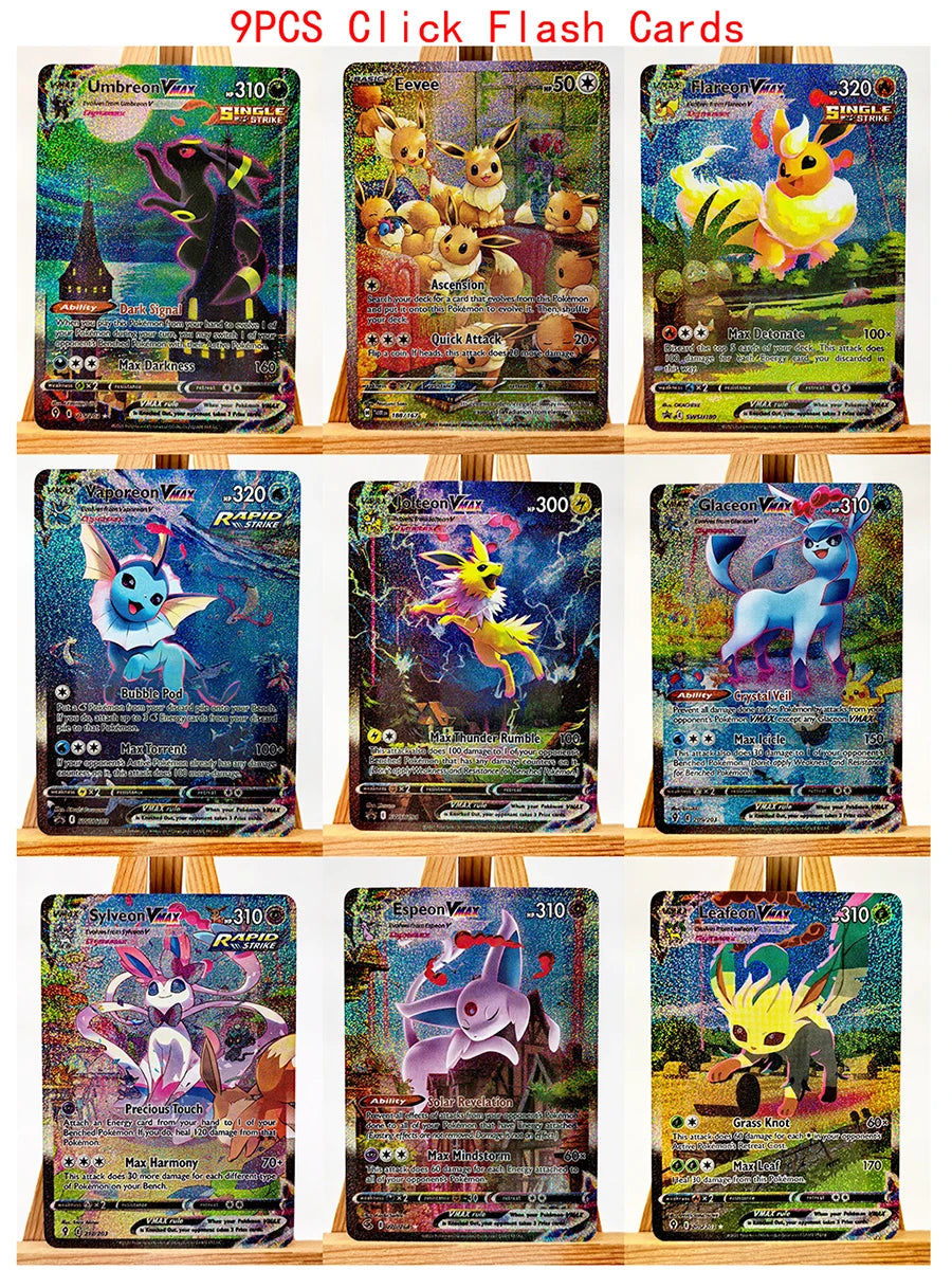 Umbreon, Eevee, Sylveon, Leafeon & Glaceon Anime Toys – Collectible Game Cards & Hobby Figures for Fans & Collectors