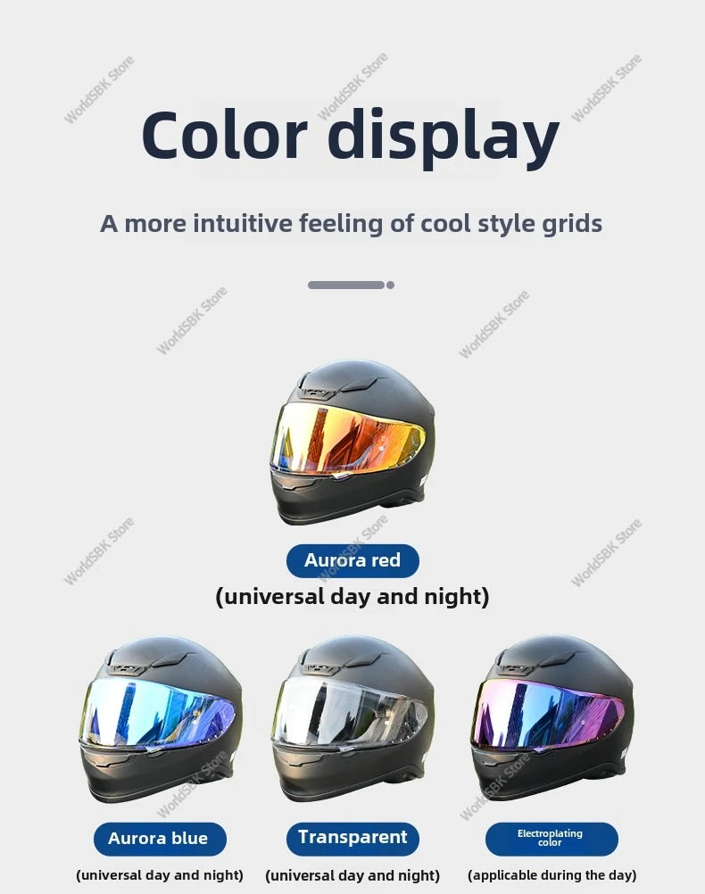 Helmet Visor for SHOEI X-14, Z-7, RF-1200, NXR & More – CWR-1/CWR-F Replacement Shield