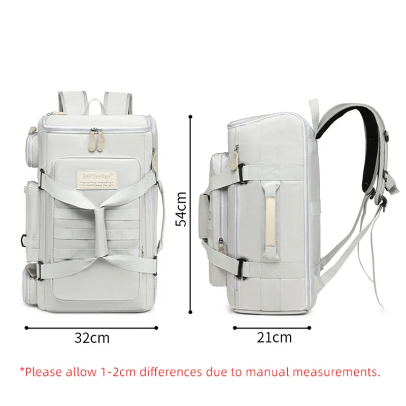 Large Capacity Gym Bag – Travel Backpack with Wet/Dry Separation, Shoulder Bags for Yoga, Fitness & Outdoor Sports
