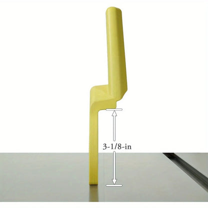 Push Block for Table Saws, Router Tables & Jointers – Offset Handle Push Stick for Safety & Precision