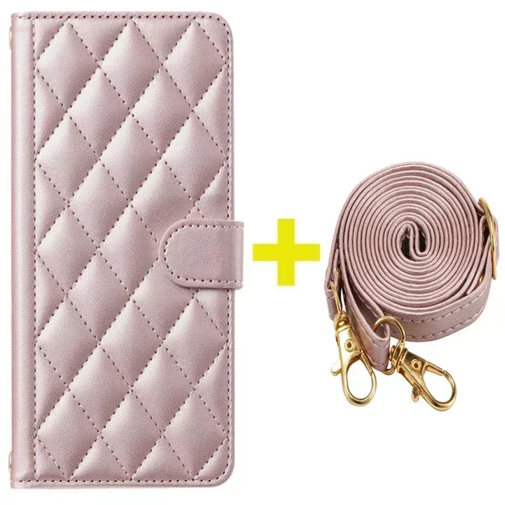 Xiaomi Redmi Note 11 Series Leather Flip Case – Crossbody Wallet Cover for Note 11 Pro 5G/11S/11E/10S/10T/9S/8 Pro