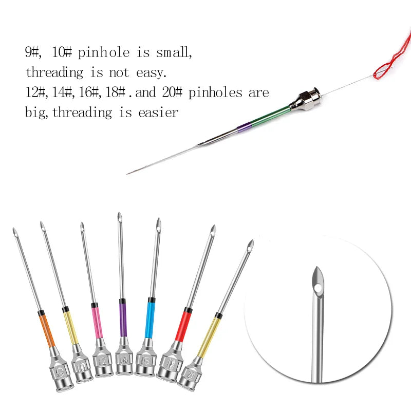 KRABALL 41-Piece Needle Punch Kit Full Set - Magic Cross Stitch Pen, Punch Needle, Big Seam Ripper, Thimble, and Embroidery Hoop