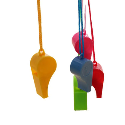 24PCS Colorful Birthday Whistles – Fun Party Toy & Cheer Props for Kids