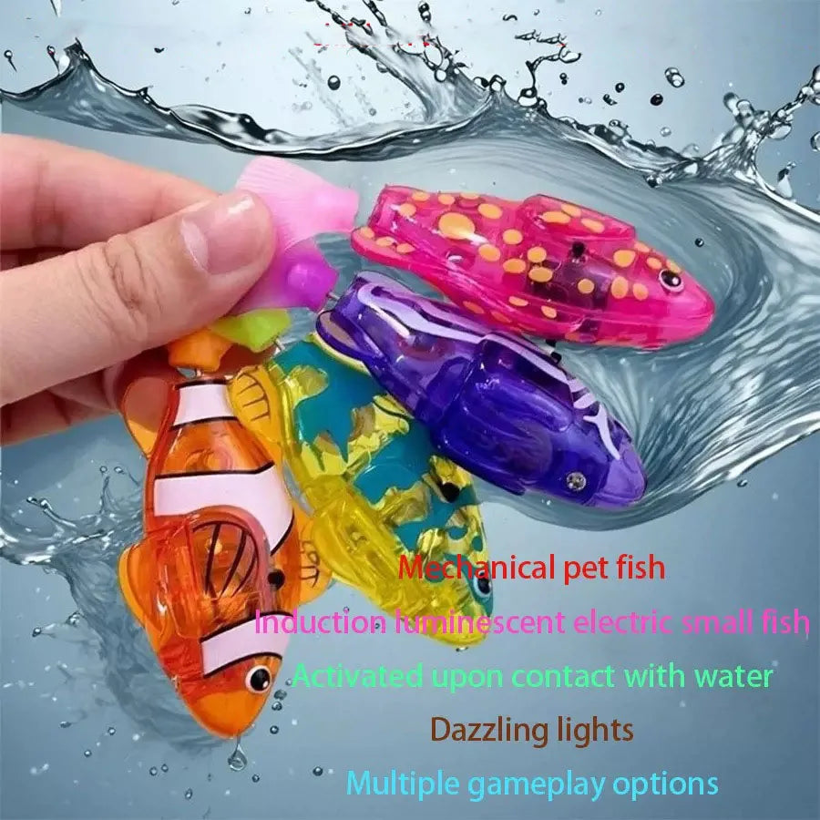 Photosensitive Swimming Clownfish - Realistic Electric Robotic Pet Fish & Aquarium Decoration