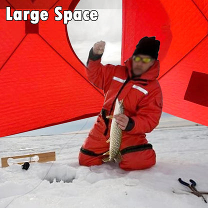 Easy Set-Up Winter Ice Fishing Tent – Portable Waterproof & Windproof Shelter for Ice Fishing