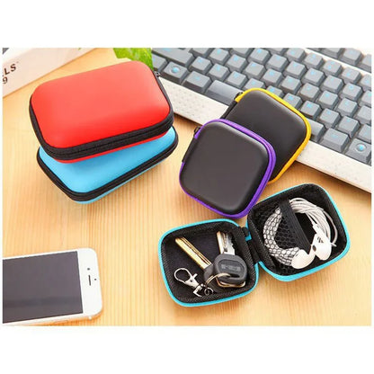 Rectangle Portable Storage Bag – Zip Lock Organizer for Phone, Data Cables, Chargers, and Accessories