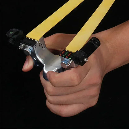 Laser Pointing Slingshot – 10 Style High Precision Aiming Catapult for Outdoor Hunting & Target Shooting Accessories