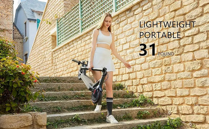 G5.0 Electric Scooter 36V — 10.5Ah Battery, 21-Mile Range, 19MPH, 350W Motor, 8.5-Inch Tires, Foldable E-Scooter
