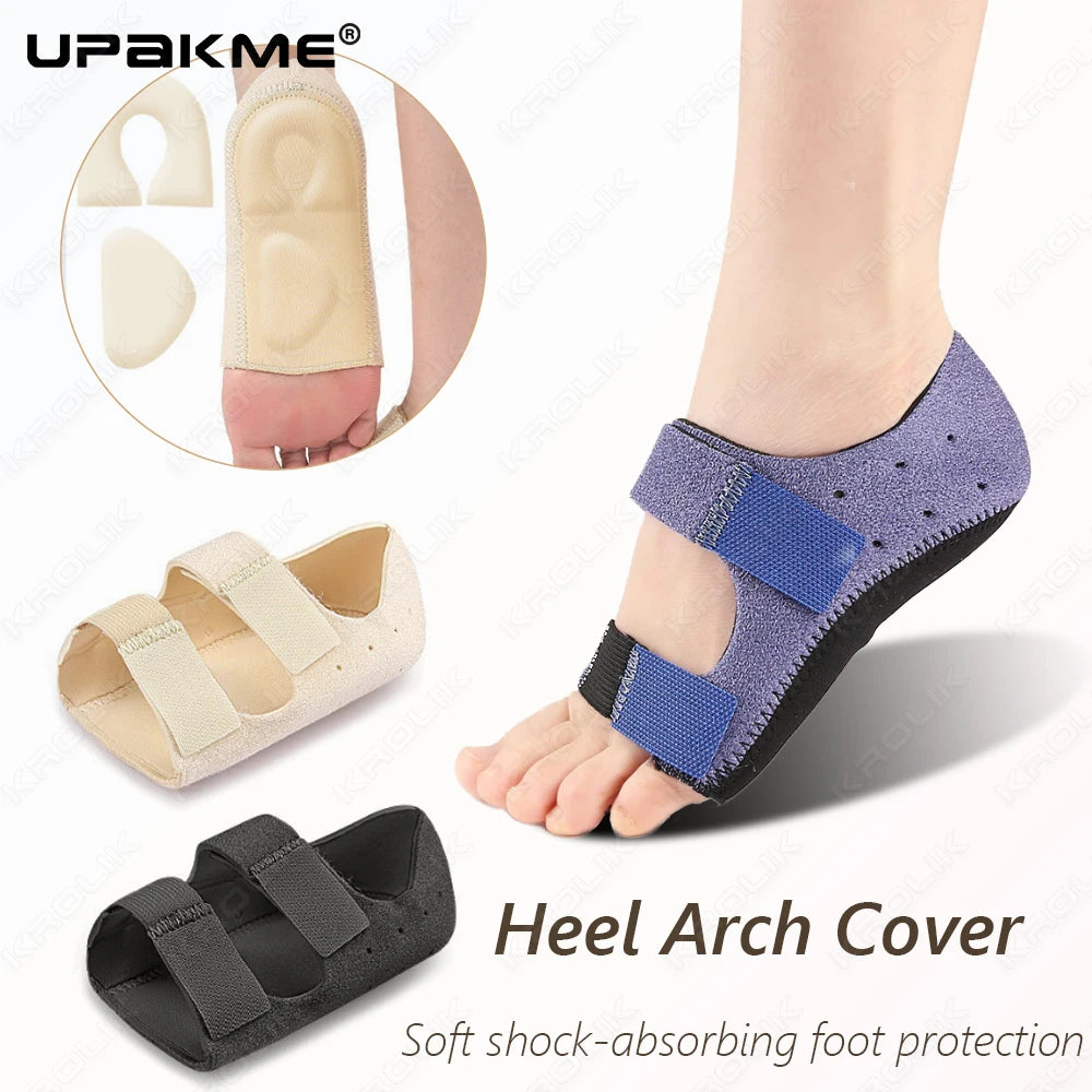 Plantar Fasciitis Heel Support - Adjustable Shock-Absorbing Achilles Tendon and Heel Protector Inserts
