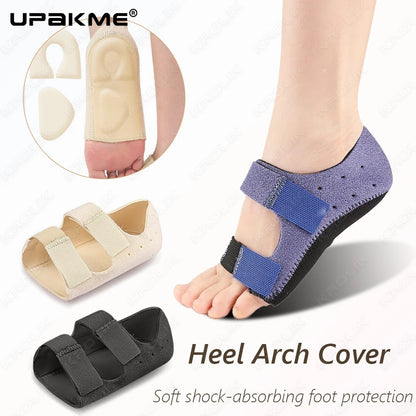 Plantar Fasciitis Heel Support - Adjustable Shock-Absorbing Achilles Tendon and Heel Protector Inserts