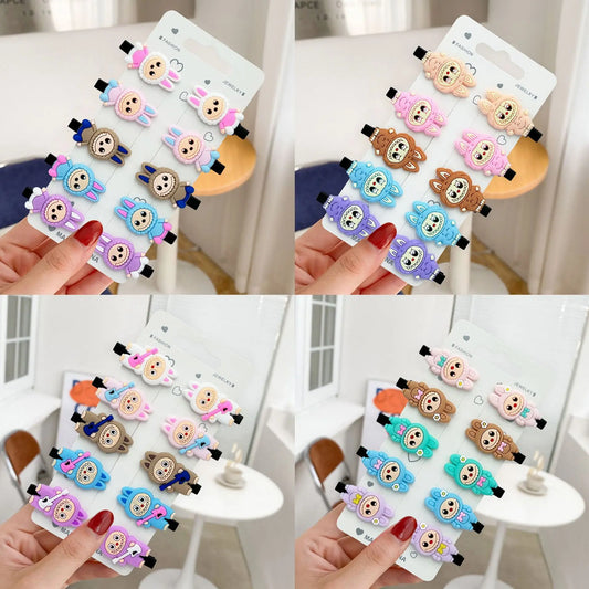 60pcs Cartoon Anime Hair Clips for Girls Kawaii Kids Hair Accessories Gifts