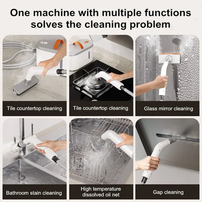 Handheld High-Temperature Steam Cleaner – Electric Kitchen Hood Cleaner for Deep Cleaning & Sanitizing