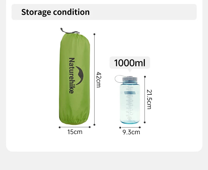 Naturehike 2024 New Camping Tent – Ultralight 2-Person Outdoor Tent, Large Space, Mosquito-Repellent, Quick Set for Beach & Hiking