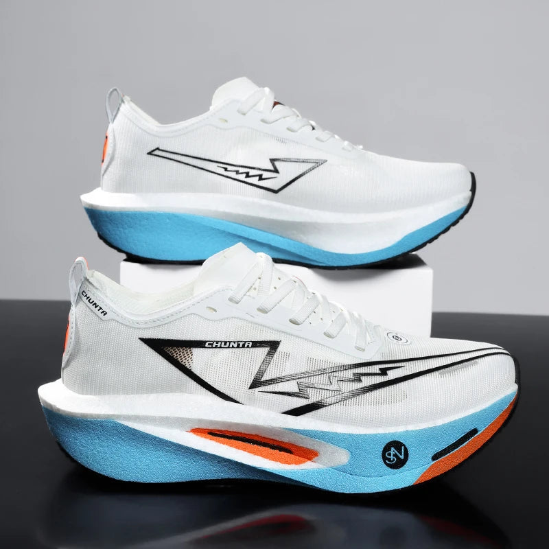 Carbon Plate Marathon Running Shoes - Lightweight Breathable Athletic Sneakers for Men & Women