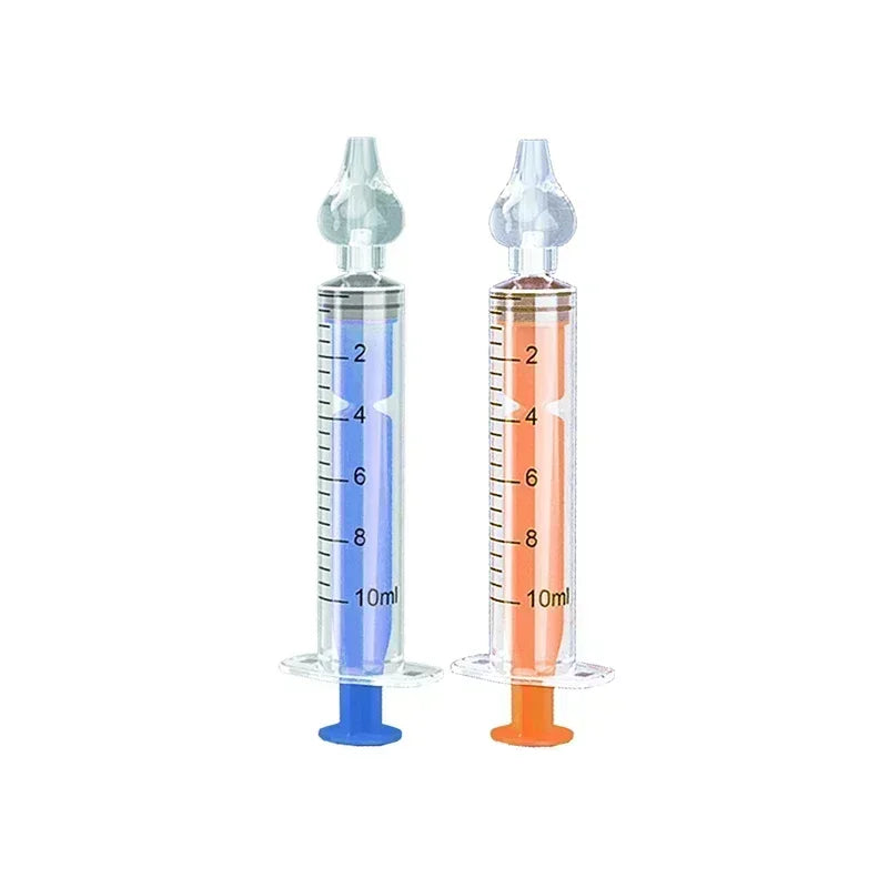 Baby Nasal Aspirator Syringe - Reusable Nose Cleaner and Nasal Irrigator for Infants and Children
