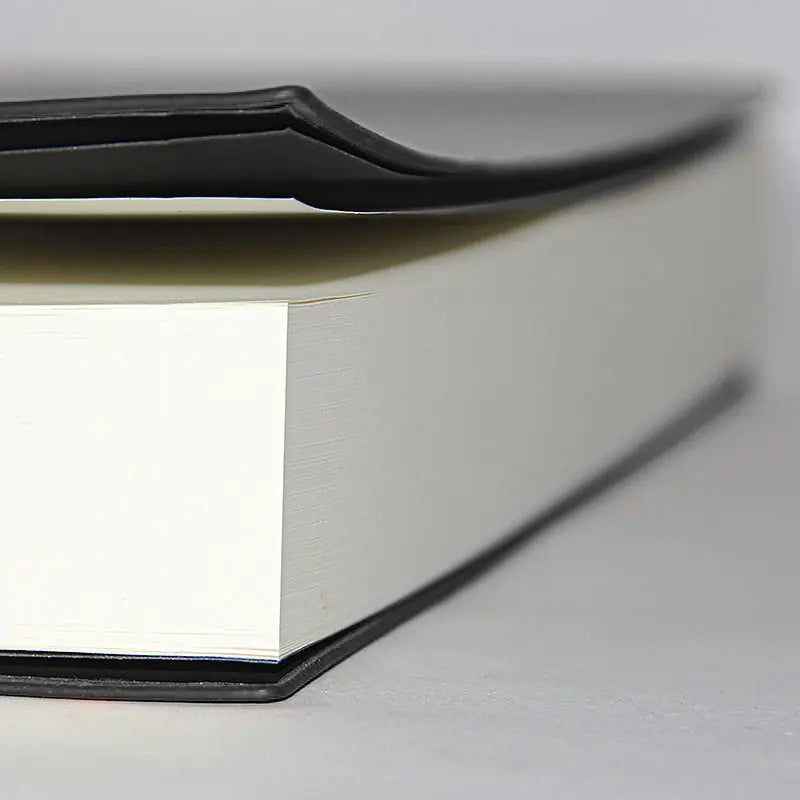 A4/A6 Thickened Leather Notebook – Soft Cover Diary Notepad with Horizontal Lines or Blank Pages, 200/416 Pages