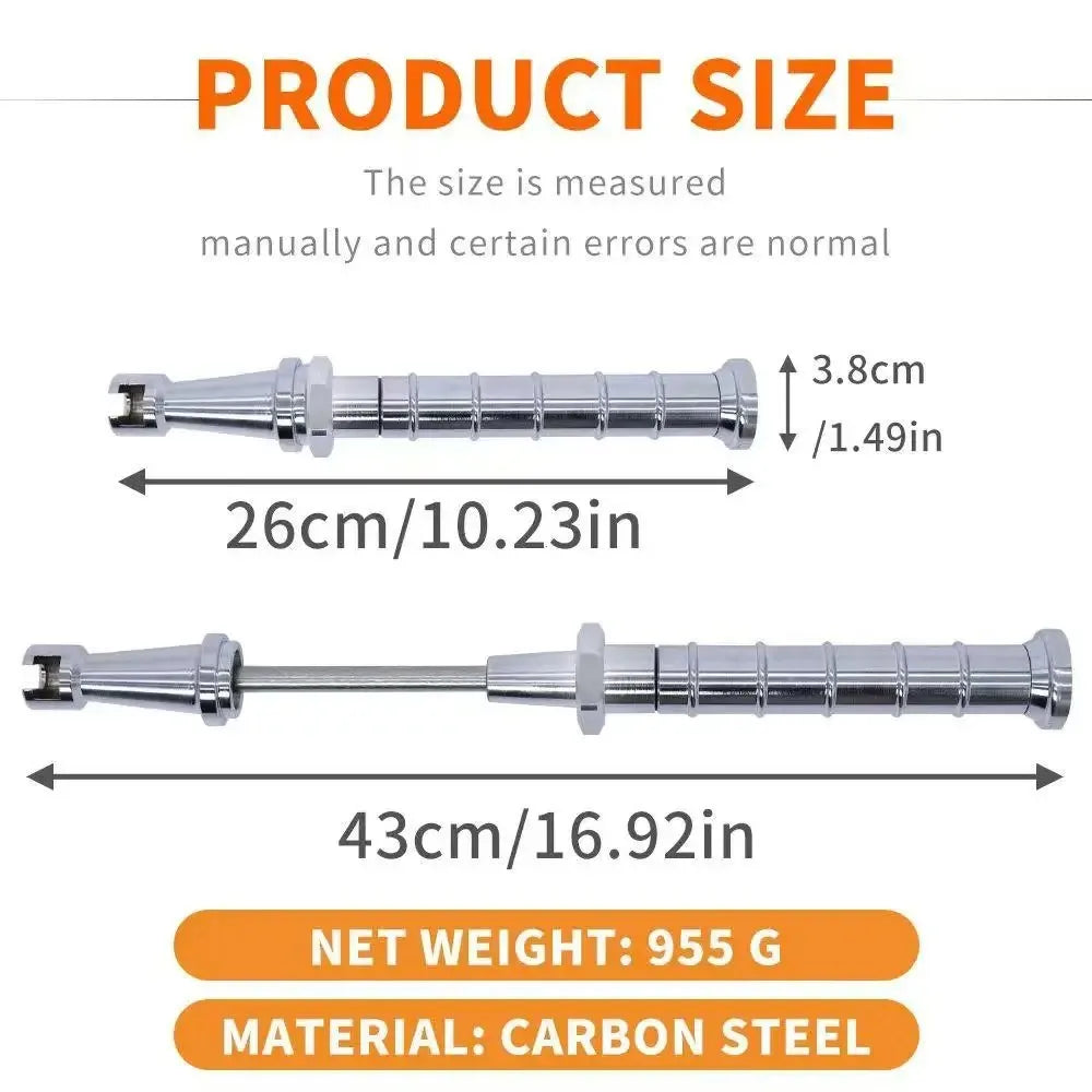 26-42CM Telescopic Car Dent Pull Hammer – Mini Sliding Hail Damage Repair Tool with Anti-Slip Handle