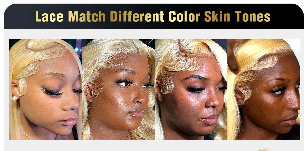 613 Honey Blonde Body Wave HD Lace Front Wig – 13x6 Transparent Glueless Human Hair Wig, 13x4 Lace Frontal, 180 Density