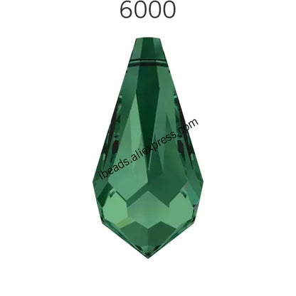 Austria Crystal Drop Pendant - Genuine 6000 Series Rhinestone Charm Bead for DIY Jewelry Making