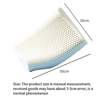 Thai Natural Latex Memory Foam Pillow – Adult Cervical Support Sleeping Pillow for Dormitory & Home Use