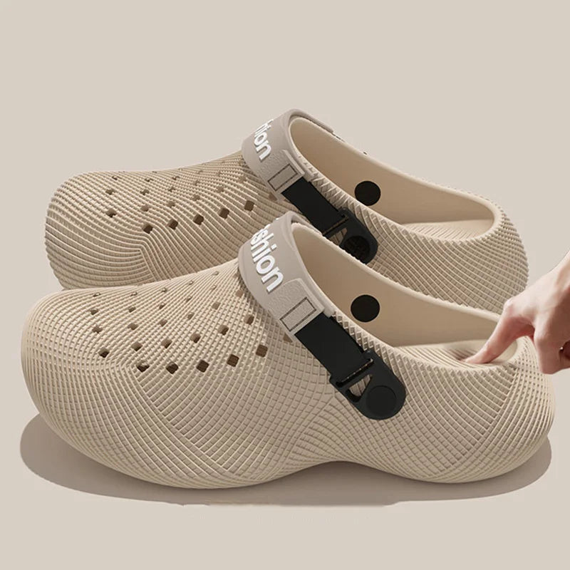 Men’s 3D Platform Sport Sandals - 2026 Summer Slip-On Non-Slip EVA Beach Shoes