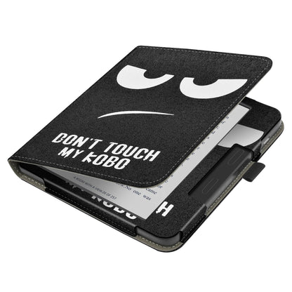 KOBO Libra 7" Leather Case – Hand Strap, Stand & Card Slot Cover for Libra Colour, Libra 2, Libra H2O (N428/N418/N873)