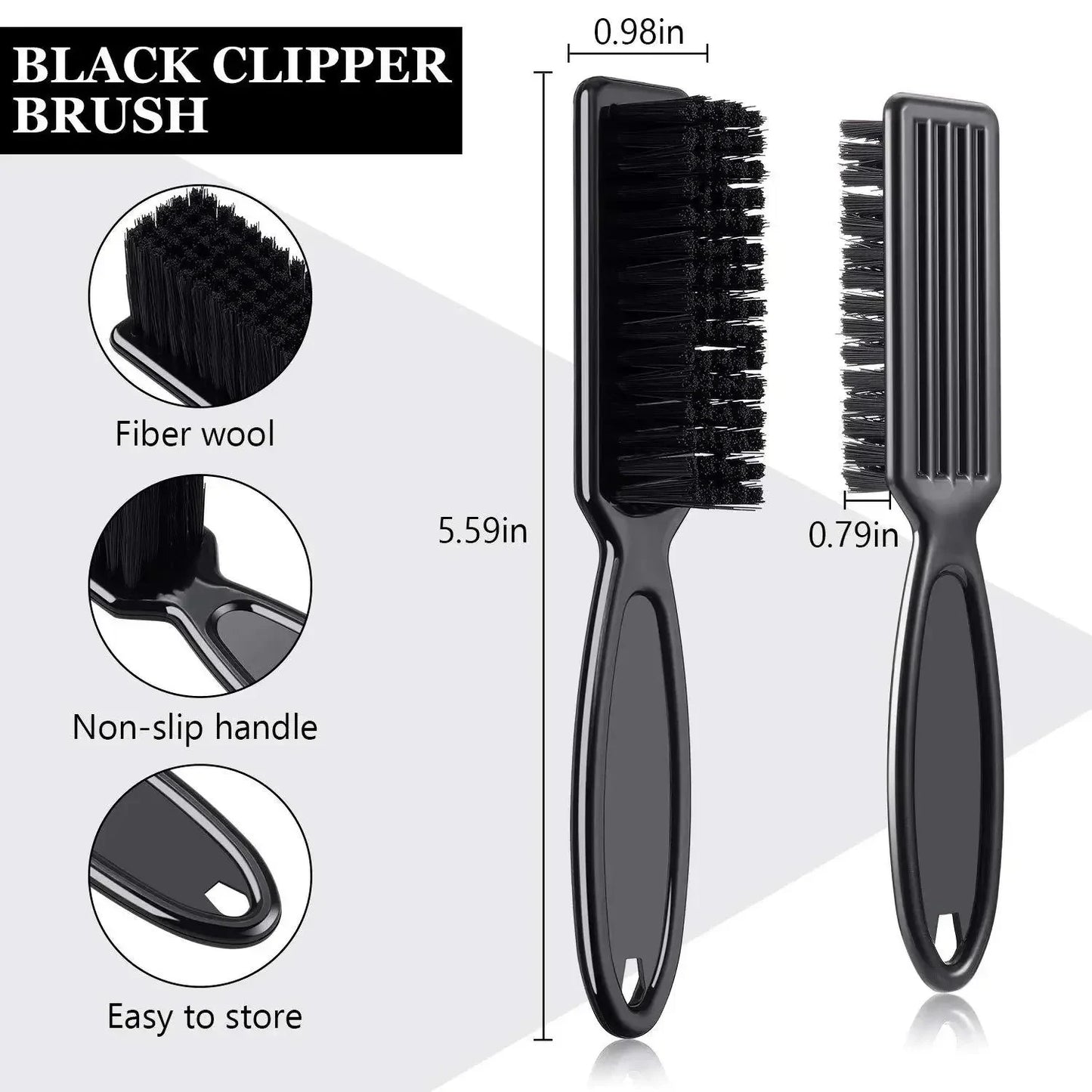 6PCS Waterproof Hairdressing Shawl Bib Set – Professional Nylon Salon & Barber Hair Styling Tools