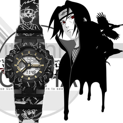 Naruto Uzumaki Digital Watch - Cute Anime Cartoon Electronic Wristwatch for Fans and Everyday Wear