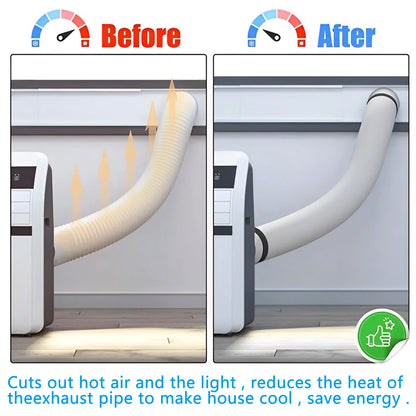 Universal Air Conditioner Hose Cover — Waterproof, Dustproof, Heat-Insulating Exhaust Pipe Wrap, Portable Protection