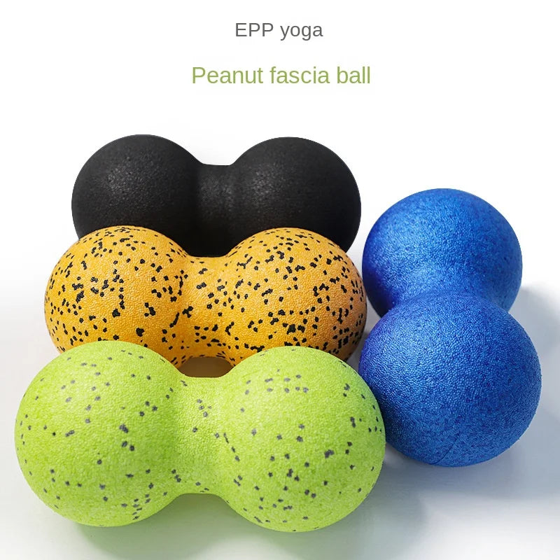 Fitness EPP Massage Ball: Yoga Gym Tool for Medical Exercise, Peanut Fascia Roller - Back, Foot, Cervical Spine Rehabilitation