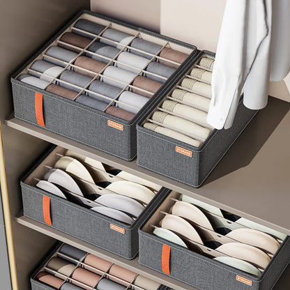Underwear & Socks Organizer Storage Box – Cabinet Drawer Clothes Organizer for Household Classified Storage
