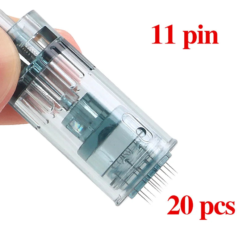 M8 Dr Pen Cartridge Needles – Bayonet Micro Replacement Tips for Derma Microneedling Pen 11/16/36/42 Pin 3D/5D Skin Care Treatment Needles