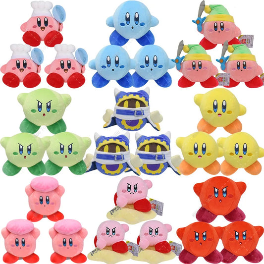 26 Styles Star Kirby Plush Dolls — Classic Characters Including Sword, Bread, Chef, Shadow, Ghost & Magolor, 30th Anniversary Stuffed Peluche with Pull Ring