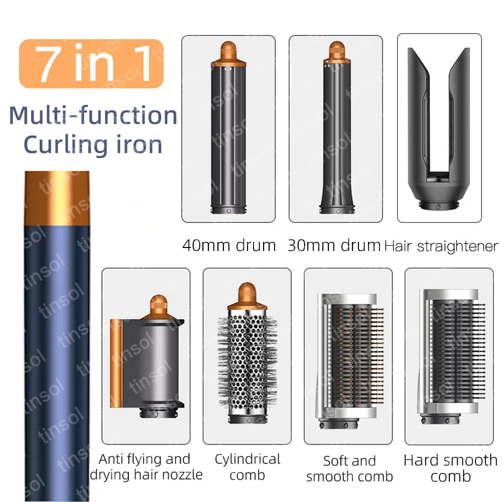 7-in-1 Multifunctional Hair Styling Set – Curling Iron, Hair Dryer & Straightener for Salon-Quality Home Styling